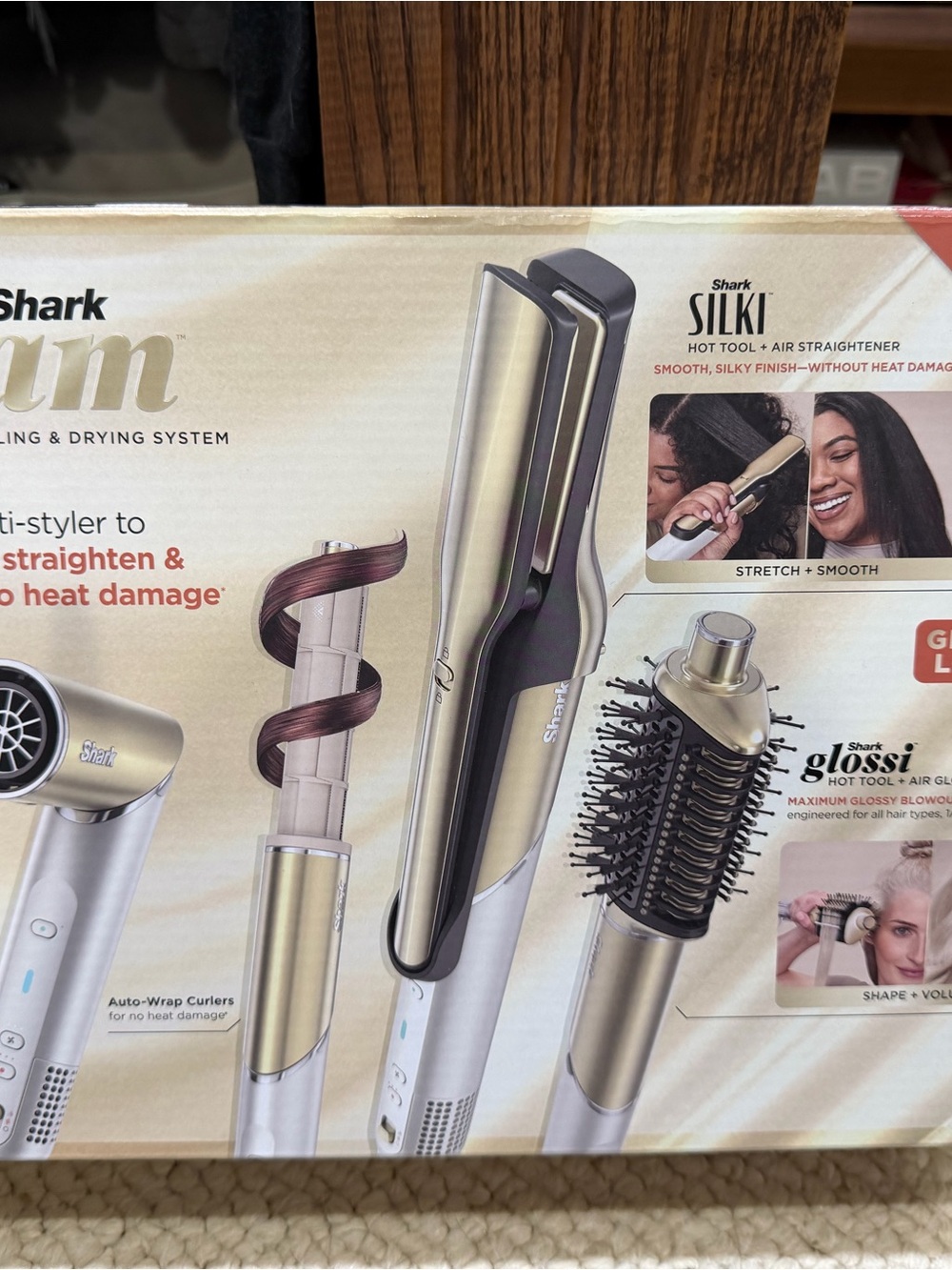 Silki Gold & Black Men Grooming Hot Tool Straightener
